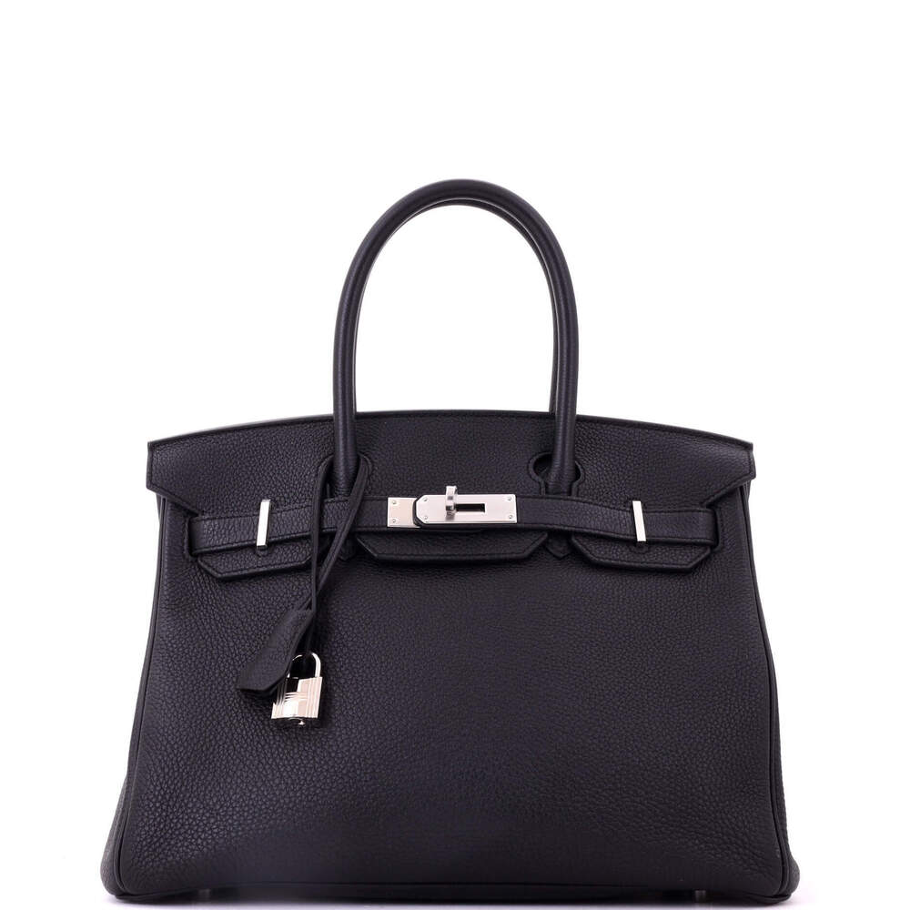Hermes Birkin 30 Black Togo with Palladium Hardware